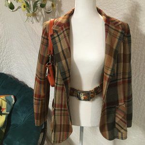 Vintage Jack Winter Plaid Blazer